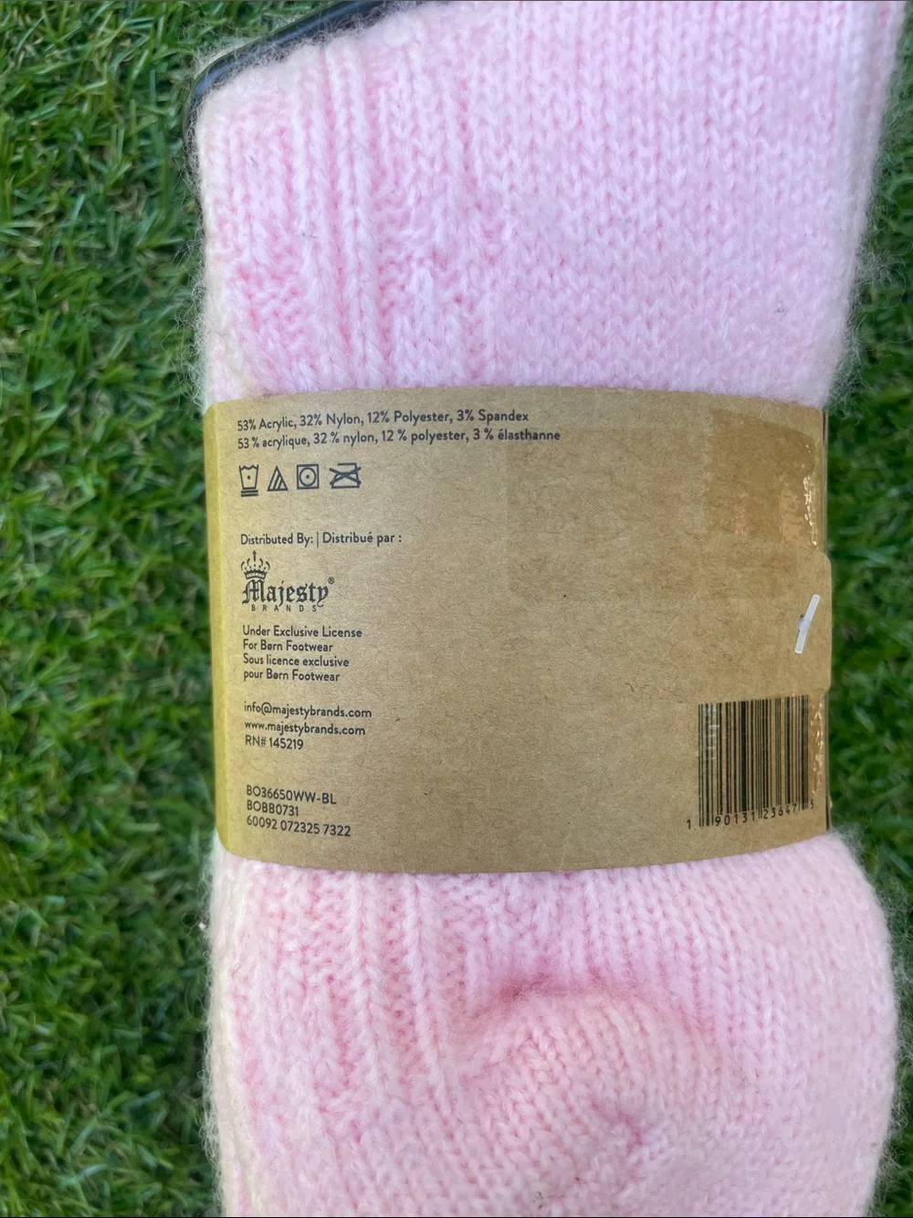Born Women's Multicolor Boot Socks - Pink & Cream Accents